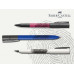Пір'яна ручка Faber-Castell WRITink Print корпус рожевий, перо F, 149361