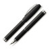 Ручка перьевая Faber-Castell Essentio Black Leather корпус черная кожа, перо F, 148831