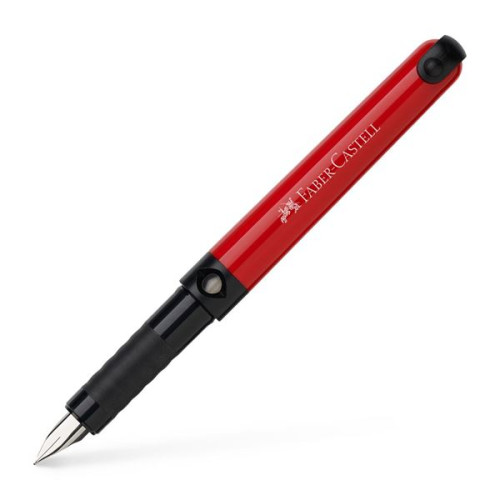 Ручка пір'яна Faber-Castell FRESH для школи корпус червоний, 149877