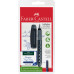 Ручка пір'яна шкільна Faber-Castell Scribolino для лівшів, корпус асорті + 6 синіх картриджів, 149803