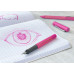 Ручка перьевая Faber-Castell GRIP 2010 корпус розовый, перо F, 140924