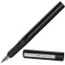 Ручка перьевая школьная Faber-Castell School +, корпус КАРБОН + 6 синих картриджей, 149809