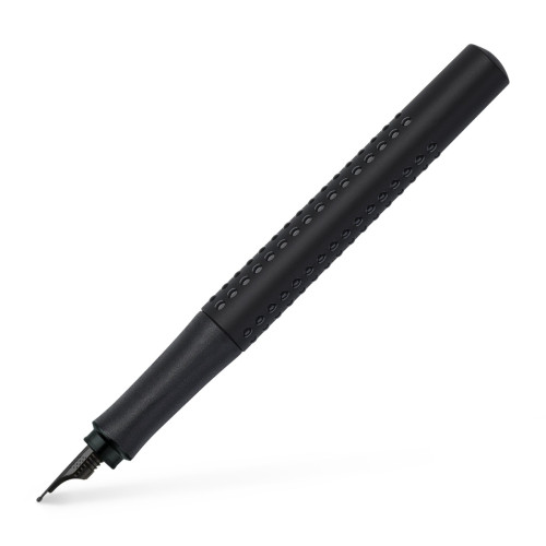 Ручка перьевая Faber-Castell GRIP Edition корпус черный, перо черного цвета M, 140960