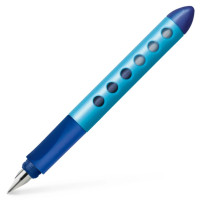 Ручка пір'яна шкільна Faber-Castell Scribolino School для правшів, корпус блакитний, 149847