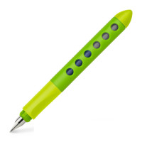 Ручка пір'яна шкільна Faber-Castell Scribolino School для лівшів, корпус салатовий , 149817