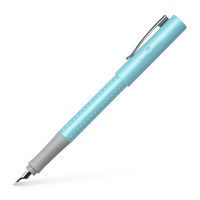 Ручка перьевая Faber-Castell GRIP 2011 Pearl Edition Turquoise, корпус бирюзовый, перо М (0.7 мм) 140986