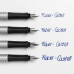 Ручка пір'яна Faber-Castell GRIP 2011 корпус сріблястий, перо М (0.7 мм), 140900