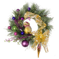 Вінок Novogod&lsquo;ko з декором Лісова сова d-15 см