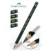 Потовщений олівець чорнографітний Faber-Castell CASTELL 9000 Jumbo 2B, 119302