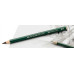 Потовщений олівець чорнографітний Faber-Castell CASTELL 9000 Jumbo 6B, 119306
