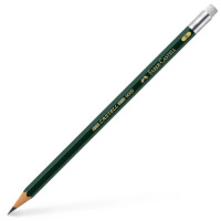 Карандаш чернографитный Faber-Castell CASTELL 9000 с ластиком, степень твердости В, 119201