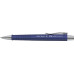 Ручка шариковая Faber-Castell POLY BALL M автоматическая синяя, синий каучуковый корпус, 0.7 мм, 241151