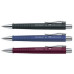 Ручка шариковая Faber-Castell POLY BALL ХВ автоматическая, синяя, фиолетовый каучуковый корпус, 1,0мм, 241137