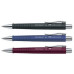 Ручка шариковая Faber-Castell POLY BALL ХВ автоматическая, синяя, салатовый каучуковый корпус, 1,0 мм, 241164