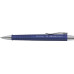 Ручка шариковая Faber-Castell POLY BALL ХВ автоматическая, синяя, синий каучуковый корпус, 1,0 мм, 241152