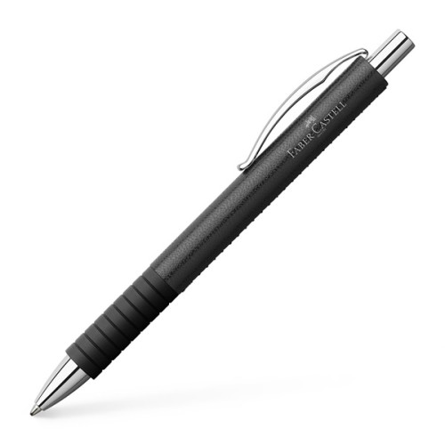 Ручка шариковая Faber-Castell Essentio Black Leather корпус черная кожа, 148889
