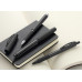 Ручка шариковая Faber-Castell Essentio Black Leather корпус черная кожа, 148889