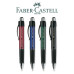 Ручка кулькова Faber-Castell Grip Plus Green автоматична з каучуковим грип, корпус червоний, 140731