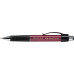 Ручка шариковая Faber-Castell Grip Plus Red Metallic, автоматическая, корпус красный, 140731