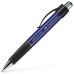 Ручка шариковая Faber-Castell Grip Plus Blue Metallic, автомат. с каучуковым гриппом, корпус синий, 140732