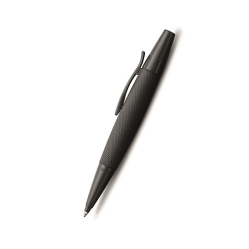 Ручка шариковая Faber-Castell E-motion pure Black, корпус матовый черный, 148690