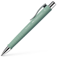 Ручка шариковая Faber-Castell POLY BALL ХВ автоматическая, мятный каучуковый корпус, синяя 1,0 мм, 241165