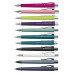 Ручка шариковая Faber-Castell POLY BALL ХВ автоматическая, изумрудный каучуковый корпус, синяя 1,0 мм, 241167