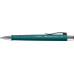Ручка шариковая Faber-Castell POLY BALL ХВ автоматическая, изумрудный каучуковый корпус, синяя 1,0 мм, 241167