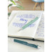 Ручка шариковая Faber-Castell POLY BALL ХВ автоматическая, изумрудный каучуковый корпус, синяя 1,0 мм, 241167