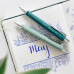 Ручка шариковая Faber-Castell POLY BALL ХВ автоматическая, изумрудный каучуковый корпус, синяя 1,0 мм, 241167