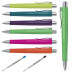 Ручка шариковая Faber-Castell POLY BALL ХВ автоматическая, серый каучуковый корпус, синяя 1,0 мм, 241188