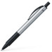 Ручка кулькова Faber-Castell Basic Ballpoint Pen Silver, алюмінієвий корпус, 143411