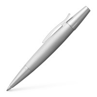 Ручка кулькова Faber-Castell E-motion pure Silver, корпус матовий срібний, 148676