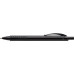 Ручка кулькова Faber-Castell Basic Ballpoint Pen Black, алюмінієвий корпус чорного кольору, 143499