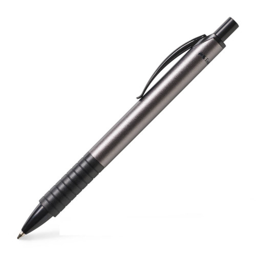 Ручка шариковая Faber-Castell Basic Ballpoint Pen Anthracite, корпус алюминиевый антрацитового цвета, 143481