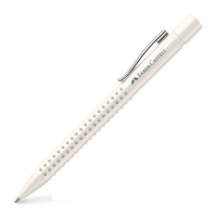 Ручка кулькова автоматична Faber-Castell Grip 2010, корпус білий, стрижень синій М (0.7 мм), 243908