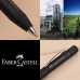 Ручка шариковая автоматическая Faber-Castell Grip 2011 корпус матовый черный, стержень синий XB (1 мм) 144187
