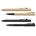 Ручка кулькова автоматична Faber-Castell Grip Edition, корпус чорний матовий, товщина XB (1 мм), 144172