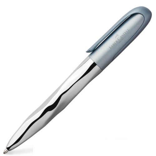 Кулькова ручка Faber-Castell N ICE Pen металевий світло-блакитний / хром, 149607