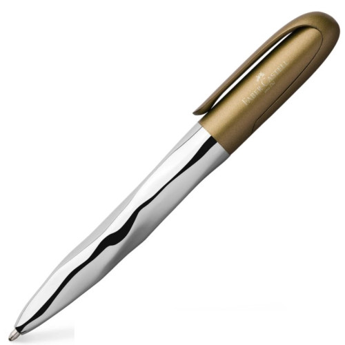 Шариковая ручка Faber-Castell N`ICE Pen металлический оливковый / хром, 149608