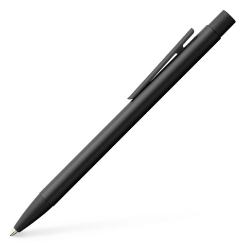 Шариковая ручка Faber-Castell NEO Slim Metal Black черный металл, 342320