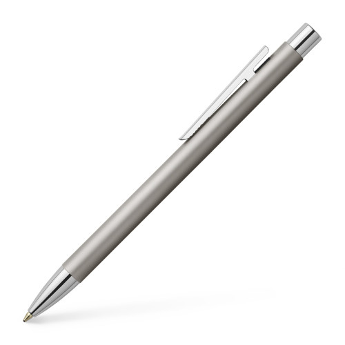 Шариковая ручка Faber-Castell NEO Slim Stainless Steel, Matt, матовый корпус, 342120