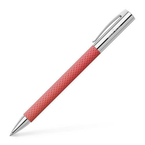 Шариковая ручка Faber-Castell Ambition OpArt Flamingo, корпус коралловый, 149617