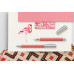 Шариковая ручка Faber-Castell Ambition OpArt Flamingo, корпус коралловый, 149617