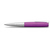 Кулькова ручка Faber-Castell LOOM Metallic Violet, корпус кольору срібло і фіолетовий металік, 149003