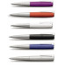 Кулькова ручка Faber-Castell LOOM Metallic Violet, корпус кольору срібло і фіолетовий металік, 149003