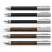Кулькова ручка Faber-Castell Ambition 3D Leaves, колір корпусу чорний, 146065