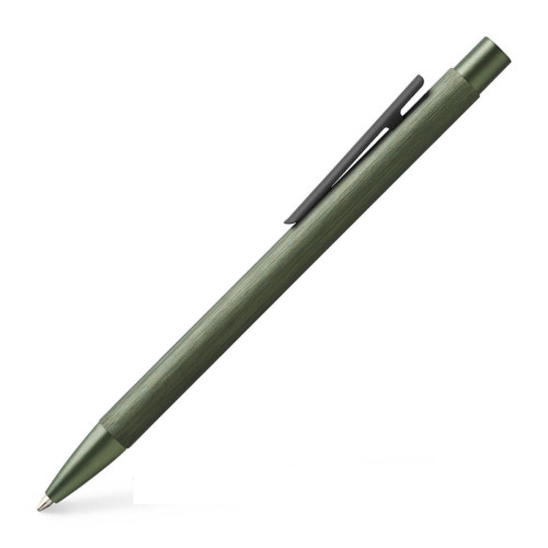 Шариковая ручка Faber-Castell NEO Slim Aluminium Olive Green, цвет корпуса оливковый зеленый, 146155