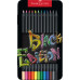 Олівці кольорові Faber-Castell Black Edition colour pencils 12 кольорів тригранні чорне дерево, 116413
