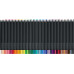 Карандаши цветные Faber-Castell Black Edition colour pencils 50 цветов трехгранные черное дерево, 116450